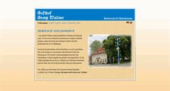 Desktop Screenshot of gasthof-wallner.de