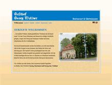 Tablet Screenshot of gasthof-wallner.de